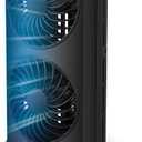 Personal Tower Cooling Fans that Blow Cold Air, Standing Small Desk Fan with 3 Speeds & Timer, 60 & 110 Oscillating Table Fan, Quiet and Safe Electric Floor Fan for Bedroom, Bedside, Home, Office