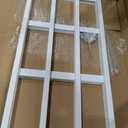 Fixed Window Safety Guard 19x 54 *2 Pack Adjustable Width Prevents Accidental Falls, Non-Egress, Tamper Resistant Screws Included, White, Single Pack