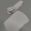 Smartphone Camera Mirror Reflection Clip Kit, Adjustable HD Glass Mirror for Back Camera, Travel Size for Creative Photography (1Pcs-White)