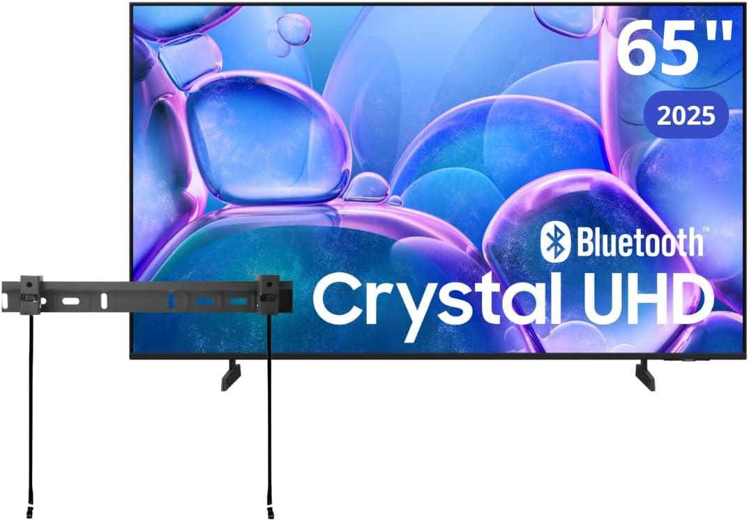 Samsung 65" Class Crystal UHD U7900F (2025) 4K Smart TV HDR 10+ Motion Xcelerator Bluetooth Bixby, Alexa, Google Assistant with Wall Mount