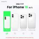 ORNARTO Compatible with iPhone 16 Case 6.1", Slim Liquid Silicone 3 Layers Full Covered Soft Gel Rubber Shockproof Phone Case, Protective Cover with Anti-Scratch Microfiber Lining-Pastel Lilac