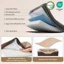 EHEYCIGA Orthopedic XXL Dog Bed for Large Sized Dog, 52x41 Inch Extra Large Memory Foam Dog Couch Bed with Sides, Waterproof Liner & Washable Removable Cover, Bolster Pet Sofa, Brown