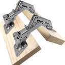 170 Soft Close Cabinet Hinges, Adjustable Lazy Susan Hinges for Corner Cabinets, Heavy-Duty Concealed Frameless Hinges with No Pre-Drilling Installation for Kitchen Cupboards & Trap Doors (1 Pair)