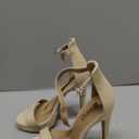 IDIFU Women's Stiletto High Heel Sandals Platform Open Toe Ankle Strap Dress Shoes for Women Bride Ladies in Wedding Bridal Party Homecoming Size 5