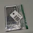 Lunivop for Samsung Galaxy S24 Ultra Case Heavy Duty Metal Phone case para Built-in Screen Lens Protection Protective dust Proof Military Grade Rugged [The Fingerprints Don't Work] Silver