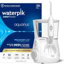 Waterpik Aquarius Water Flosser For Teeth Cleaning, Gums, Braces, Dental Care, Electric Power With 10 Settings, 7 Tips For Multiple Users And Needs, ADA Accepted, White WP-660 