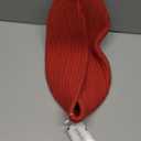 OIAHOMY Gift Basket with Handle, Small Woven Basket with Gift Bag, Ribbon and Wrap Tissue Paper, Nursery Bins Empty to Fill with Small Items, Baby, Pet Toy Organizer - Red (12"x 8"x 5")