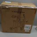 WALK MATE 3 Wheel Rollator Walker with Seat for Slim Seniors, Padded Backrest Lightweight Foldable Travel Walker Ideal for Elderly, 8 Inch Tri-Wheel Modern Mobility Walking Aid Aluminum, Black