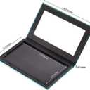 Allwon Magnetic Palette Mermaid Empty Makeup Palette with Mirror and 30Pcs Adhesive Empty Palette Metal Stickers for Eyeshadow Lipstick Blush Powder (Green)