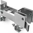 Chain Link Fence Double Gate Latch for 1-3/8" Gate Frame Residential Strong Arm Chain Link Fence Gate Latch Double Gate Latches for Metal Gates Swing Gates