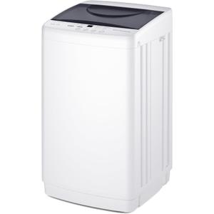 NEWBULIG 1.06 Cu.Ft Portable Washing Machine, 7.7 lbs Capacity Full-Automatic Compact Washer with 10 Wash Cycles & Auto-Balance, for Apartment RV Dorm Camping