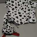 Z-Shop Halloween Dalmatian Costume Kids,Boys Girls 101 Days Of School Outfit Shirt Headband Ears and Tail Accessories,6