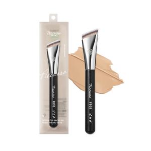 Piccasso Brush Korean Foundation Spatula  Professional Stainless Steel Makeup Tool for Thin, Seamless Foundation & Cream Blending (Tapping Cover)