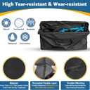 Bike Travel Bag,Heavy Duty 840D Transport Bicycle Storage Carry Bag with Strong Webbing,Portable Folding Cycling and Bicycle Bags Bike Suitcase Waterproof for Airplane Shipping