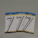 HIllman 841610 4-Inch Nail-On Reflective Plastic House Number 7 3 Pack