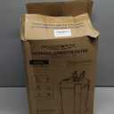 172GPH Canister Filter, External Aquarium Filter Ultra-Quiet Water Circulation Cleaning Machine with Media for Fish Tanks and Aquariums Up to 30 Gallons (172GPH)