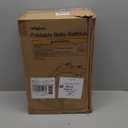 Collapsible Baby Bathtub for Newborns with Thermometer and Soft Floating Cushion Portable and Foldable Travel Baby Girl Bath Tub for Infants to Toddler 0-36 Month (Pink)