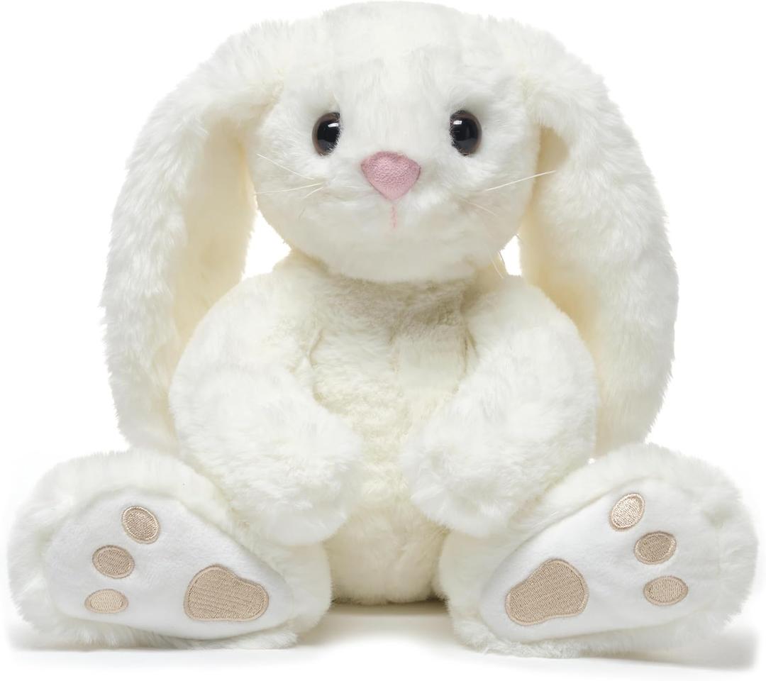 Bearington Whiskers The Plush Rabbit, 10.5 Inch Plush Easter Bunny