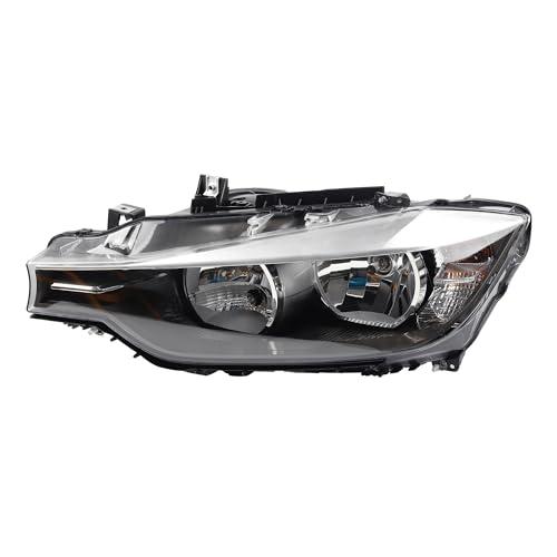 Dasbecan Halogen Headlight Compatible With BMW 320i 328i 335i 328i xDrive & 328d 328d xDrive 2012-2015 Left Driver Side Lens and Housing Trim Headlamp Assembly Replaces# 63117338709 BM2502169
