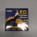 HANPURE LED Flashlight Gloves Stocking Stuffers for Adults Men Christmas Birthday Gift Idea for Dad Husband Him Boyfriend (1 Pack(with Replaceable Batteries))