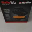 Mueller Heart 5 Waffle Maker, Waffle Iron, Adjustable Browning Control & Nonstick, Cool Touch Handle, Easy to Clean, Small Kitchen Appliances