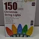 Brightown C9 Christmas String Lights Outdoor Led Fairy Lights Faceted Strawberry Lights Extendable UL Certified for Party Holiday Wedding Christmas Indoor Outdoor Decor