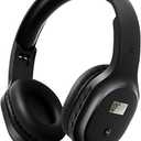 YUFFUN Rechargeable and Portable Personal FM Radio Headphones with Best Reception, Wireless Headset Radio Ear Muffs for Jogging, Mowing, Cycling, Meeting FM Receiver