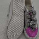 ToandonToddler Kids Sneakers Sparkle Fashion Glitter Sequins Canvas Shoes, 1