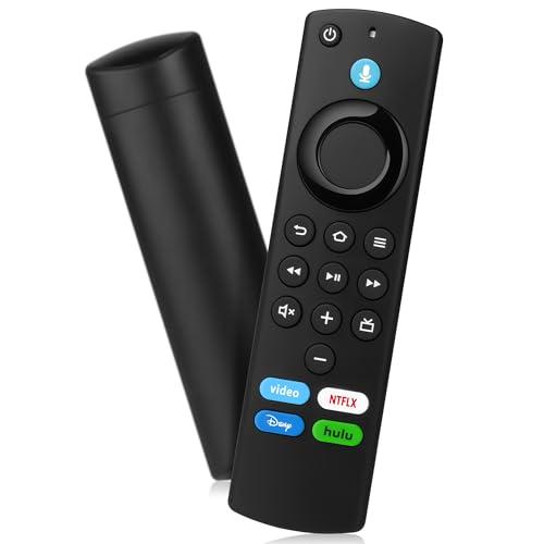 Replacement Voice Remote Compatible with Fire Smart 4K/4K/ Max TVs Stick,TV Lite,1st/2nd/3rd Gen TV Cube,for Hisense,Pioneer,3rd Gen Smart TVs
