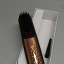 Cordless Hair Straightener Brush for Women, Instant Frizz-Free Portable Straightener, ECO GoBrush Pro 2025 Mini Hot Straightening Comb for Travel