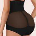 Nebility Women's' Tummy Control High Waist Trainer Body Shaper (Black, M)