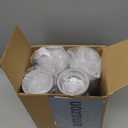 Eaasty 150 Pcs Baking Cups with Lids, 1.6 oz Muffin Cupcake Liners Aluminum Foil Mini Cake Pans Small Disposable Ramekins Flan Containers with Lids for Christmas, Birthday, Various Holiday(Silver)