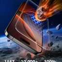 Mkeke Screen Protector for iPhone 16 Pro, 3 Pack Tempered Glass [9H Hardness] [Military-Grade Drop Protection] [Sensitive Touch] [Easy Installation Frame] [HD Clear] for 6.3 inch