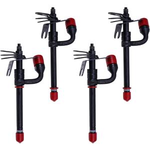 4Pcs Fuel Injector 28478 RE48786 RE44508 Compatible with John Deere 3029 4045 6068 6081 Engine 350 330B 5303 6110 5220 1450 1550 4045 1450