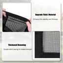 Driveway Net for Kids Safety - LUTICO 20 Wide 40" Tall Driveway Guard with High Visibility Reflective Tape, Driveway Net to Stop Basketballs from Rolling into Street, Easy to Install (Black