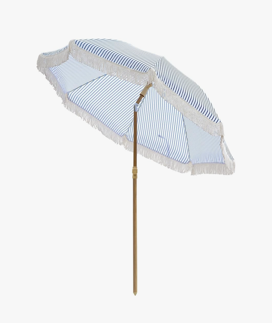 Patio Umbrella with UPF 50+ Protection, 8 Ribs, Push Button Tilt - Versatile Outdoor Shade for Garden, Courtyard, and Beach