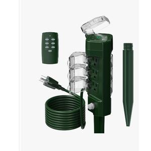 Outdoor wireless remote control outlet