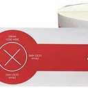 Straw Ready Tamper Evident Proof Seals for Food Safety - to-Go Drink Stickers with Secure, Easy to Peel Stickers, 1.25 x 10 Inch, 500 Total Labels on a Roll
