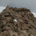 iMucci 30inch Christmas Tree Skirt Wool Fur Brown Tree Skirt Small Tree Skirts Brown Trees Skirt Holiday Party Decoration