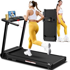 Aiteid Treadmill with Handles, Small Treadmills for Home, Portable Electric Treadmills for Home 300 lbs Capacity,Walking Pad Treadmill,Lightweight Foldable Walking Pad,Compact Running Machine