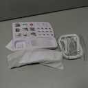 Uvital Big Button Phone for Seniors, Corded Landline Phone with 9 One-Touch Dialing Big Buttons, Hands-Free Calling, Loud Ringer, Easy to Use for Visually Impaired Telephone for Seniors (01-Button White)