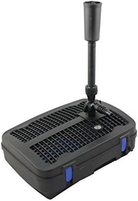 CNZ All-in One Pond Filter System with 13W UV Sterilizer 660 GPH Pump Fountain Kits | 13W UV Sterilizer, 660 GPH Pump, Fountain Kits