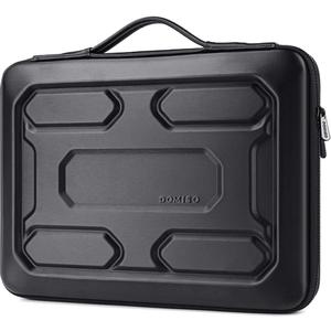 DOMISO 14 inch Laptop Sleeve with Handle Shockproof Computer Bag Waterproof EVA Protective Carrying Case for 14" ThinkPad E480/Yoga 920/13.5" Microsoft Surface Book/HP Pavilion 14 Stream 14, Black