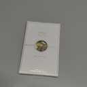 UNIQOOO Wax Seal Stickers - Babys Breath Wedding Invitation Envelope Seal Stickers, Botanical 50 Pcs Self- Adhesive Antique Gold Stickers, Perfect for Invitation, Gift Wrapping, Crafts (Light Gold)