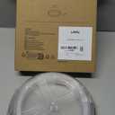 LAMU 2 Pack Lazy Susan Organizer 9.25 inch Lazy Susan Turntable for Cabinet, Rotating Spice Organization for Cabinet, Kitchen, Table Top, Countertop, Pantry Fridge Organizers and Storage, Clear