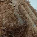 TWINNIS Super Soft Shaggy Rugs Fluffy Carpets, 4x5.9 Feet, Indoor Modern Plush Area Rugs for Living Room Bedroom Kids Room Nursery Home Decor, Upgrade Anti-Skid Rectangular Fuzzy Rug, Brown