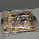 FARBERWARE Build-a-Board Cutting Board with Three Compartments and Clear Locking Lid for Charcuterie, Snacks, and More, Acacia