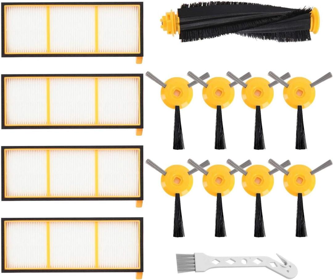Colorfullife Replacement Parts for Shark Ion Robot RV700, RV720, RV750, RV750C, RV755, NOT Fit RV700N, RV750N, Replacement Part RVFFK700 and RVSBK700