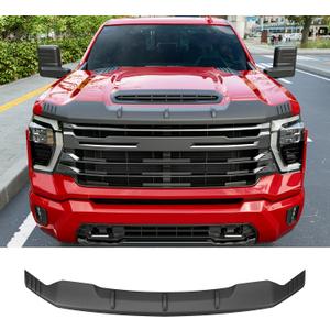 powoq Hood Protector Compatible with 2020-2026 Chevy Silverado 2500HD 3500HD Deflector Upgraded TPE Shield Hood Deflector Replacement for 2020-2026 Chevy Silverado Accessories