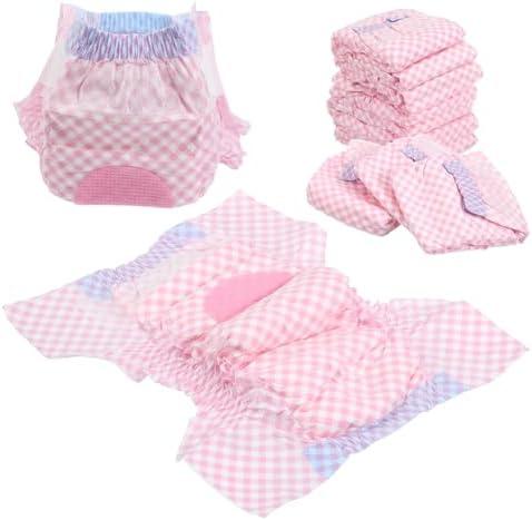 Abaodam 18pcs Dog Diapers Male Female Absorbent Dog Diapers Disposable Puppy for Easy to Wear, Small